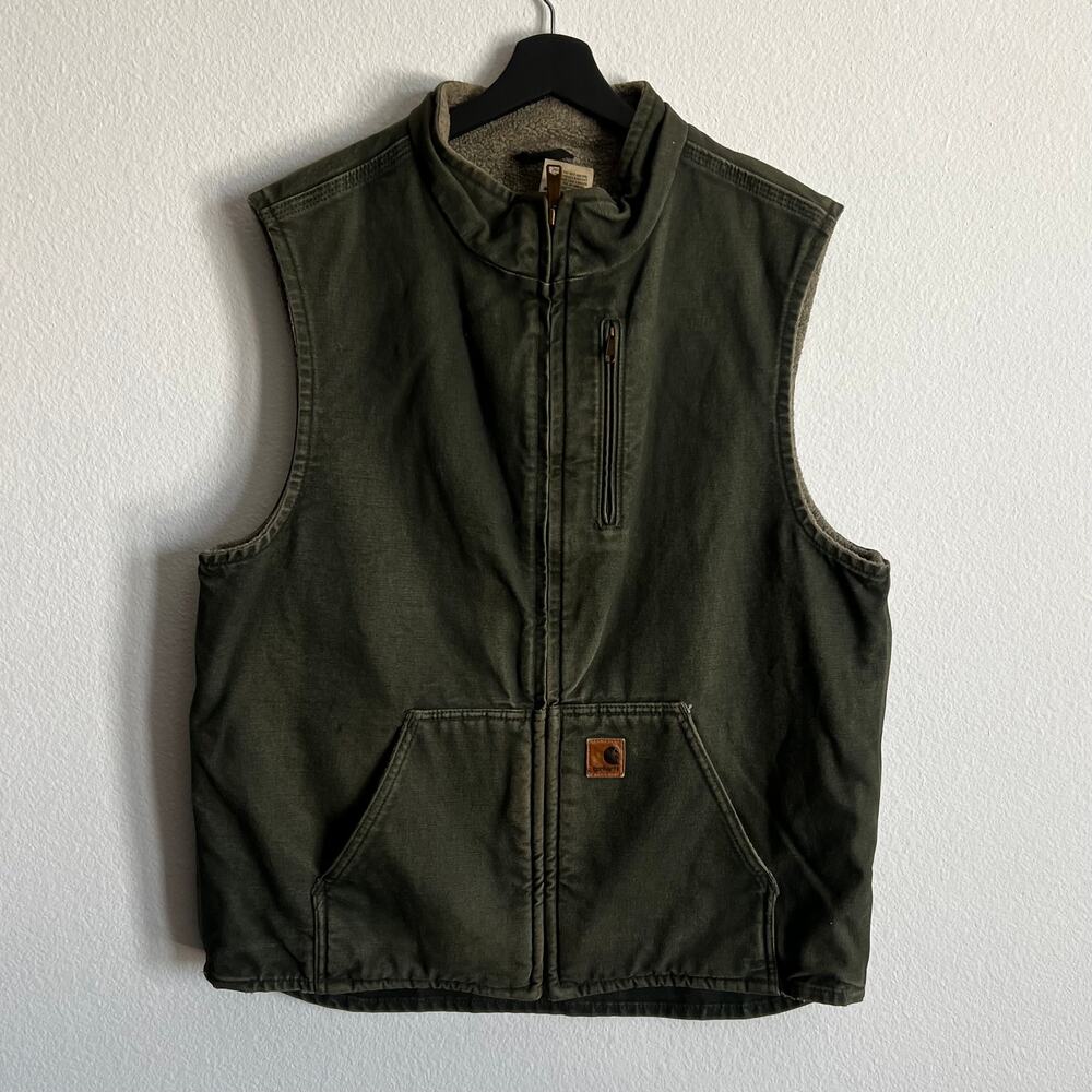 Carhartt V33 MOS green work wear vest